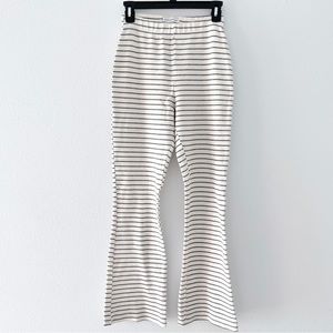 Urban outfitters high waist striped pull on flare pants S